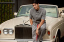 Grey Polo Shirt by Rolls Royce Car