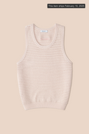 Malibu Cotton & Cashmere Crochet Tank Top