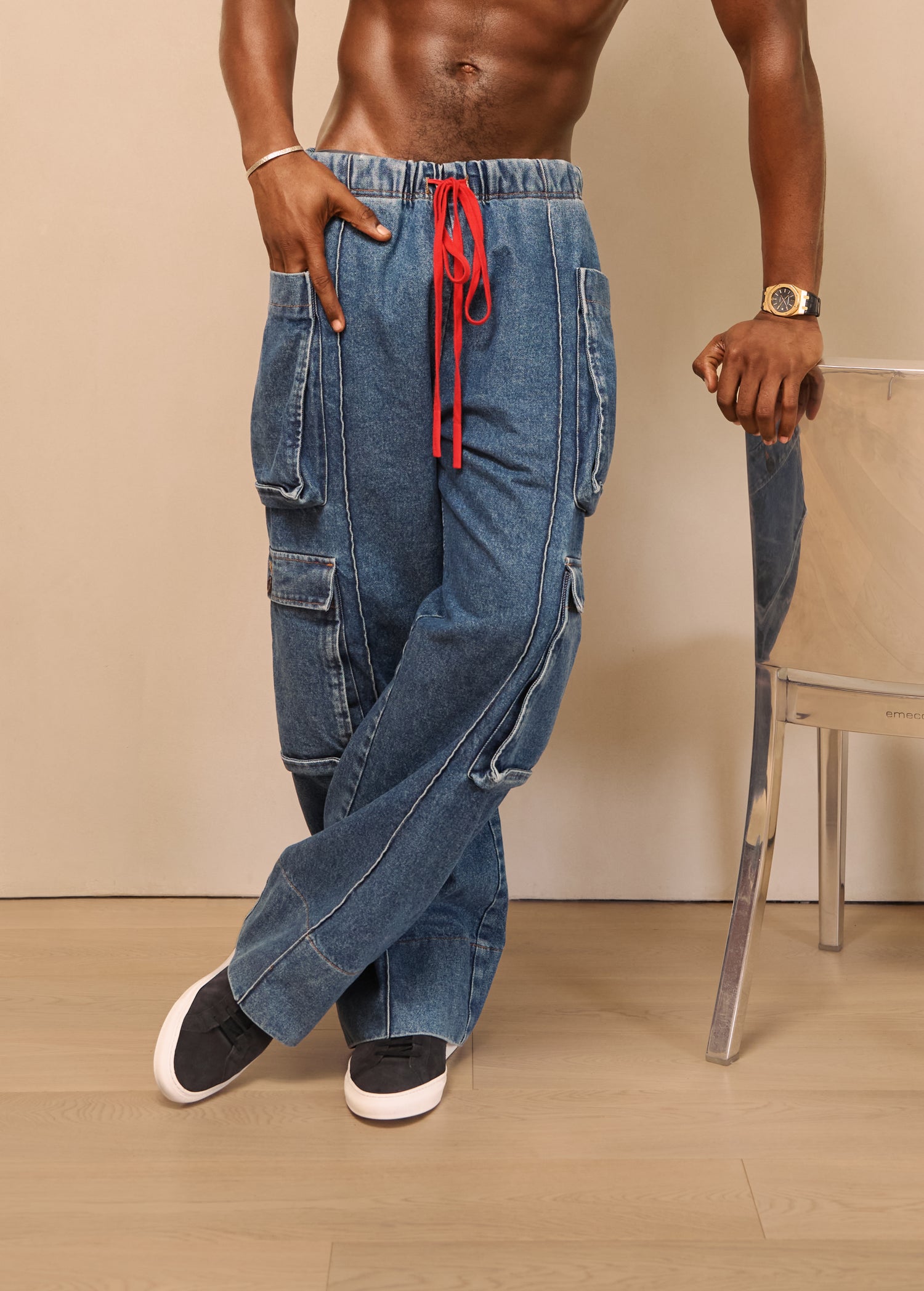 Montrose Denim Cargo Pants