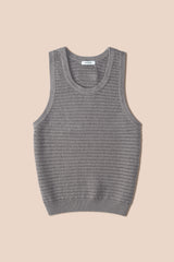 Malibu Cotton & Cashmere Crochet Tank