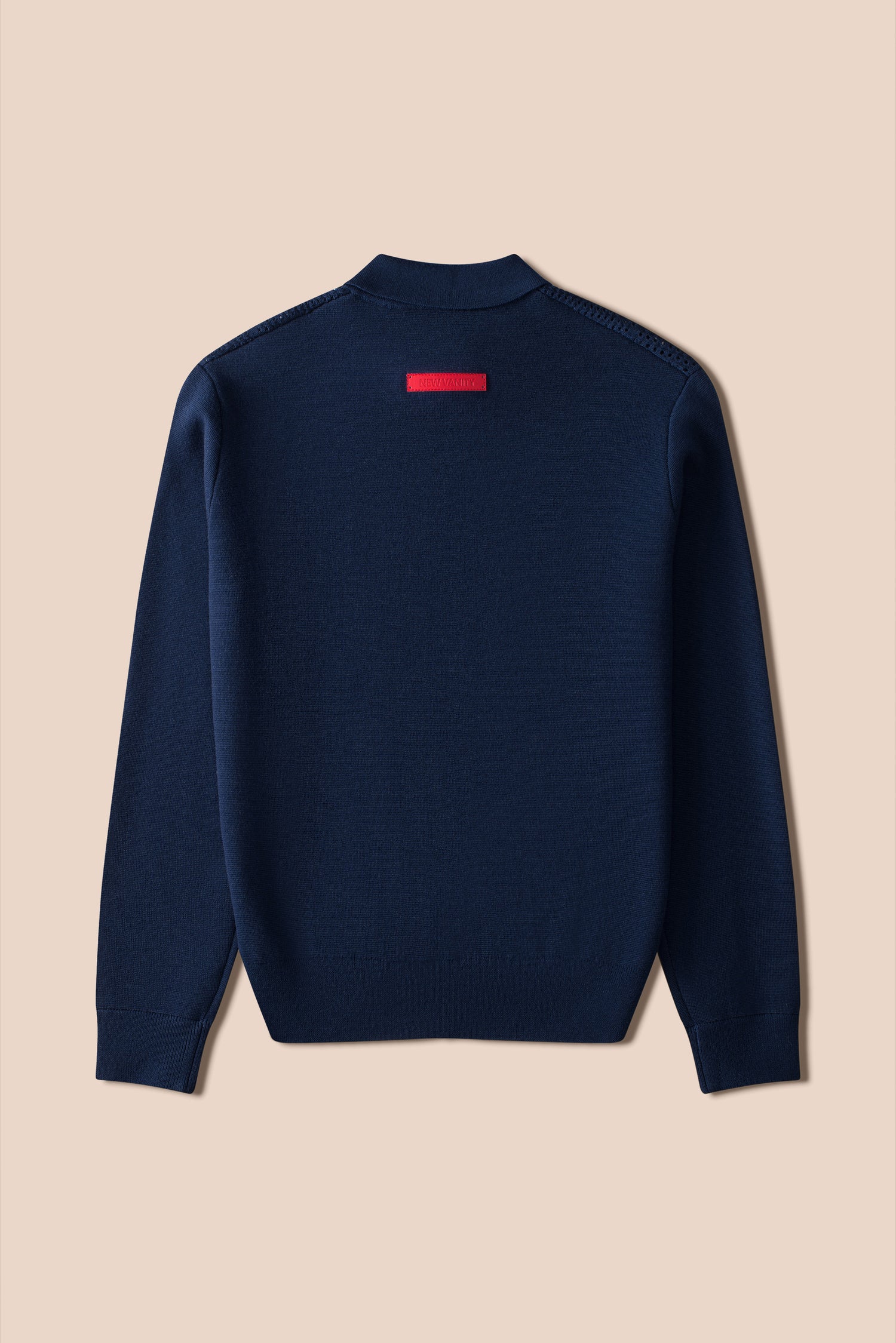 Montecito Crochet Polo - Long Sleeve