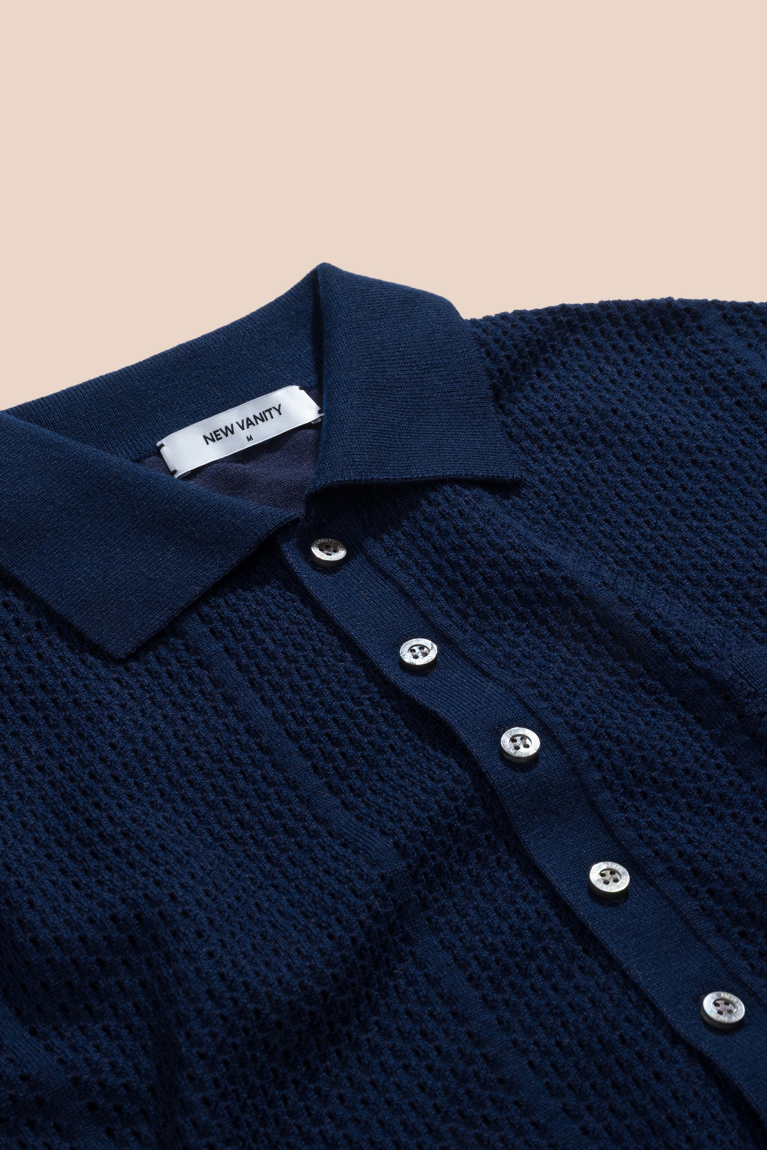 Montecito Crochet Polo - Short Sleeve
