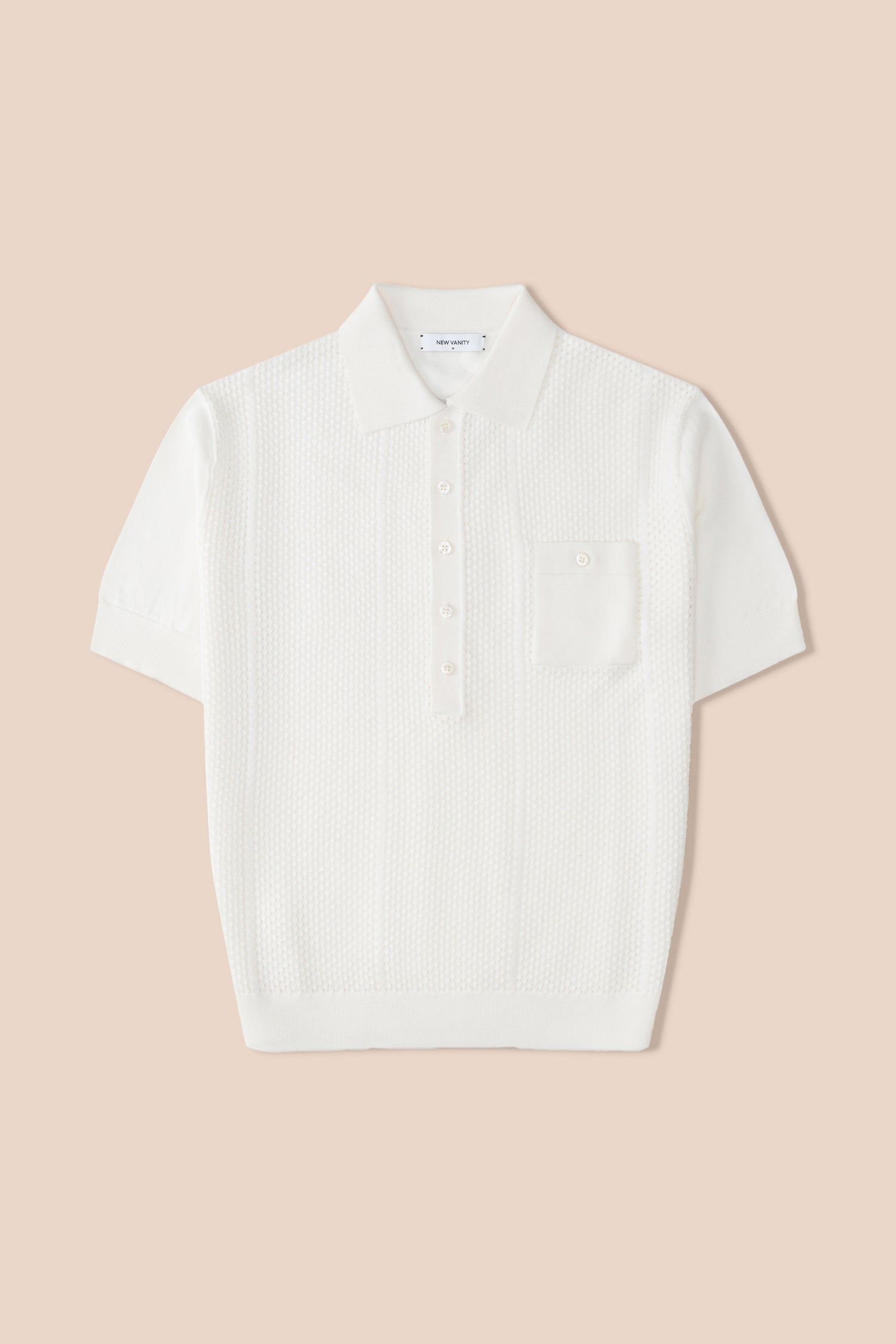 Montecito Crochet Polo - Short Sleeve