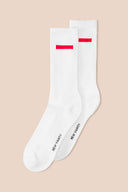 New Vanity Red Patch Logo Socks