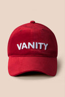 Red Velvet Vanity Hat