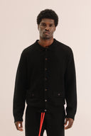 Montecito Crochet Knit Long Sleeve Polo Shirt