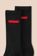 New Vanity Red Patch Logo Socks